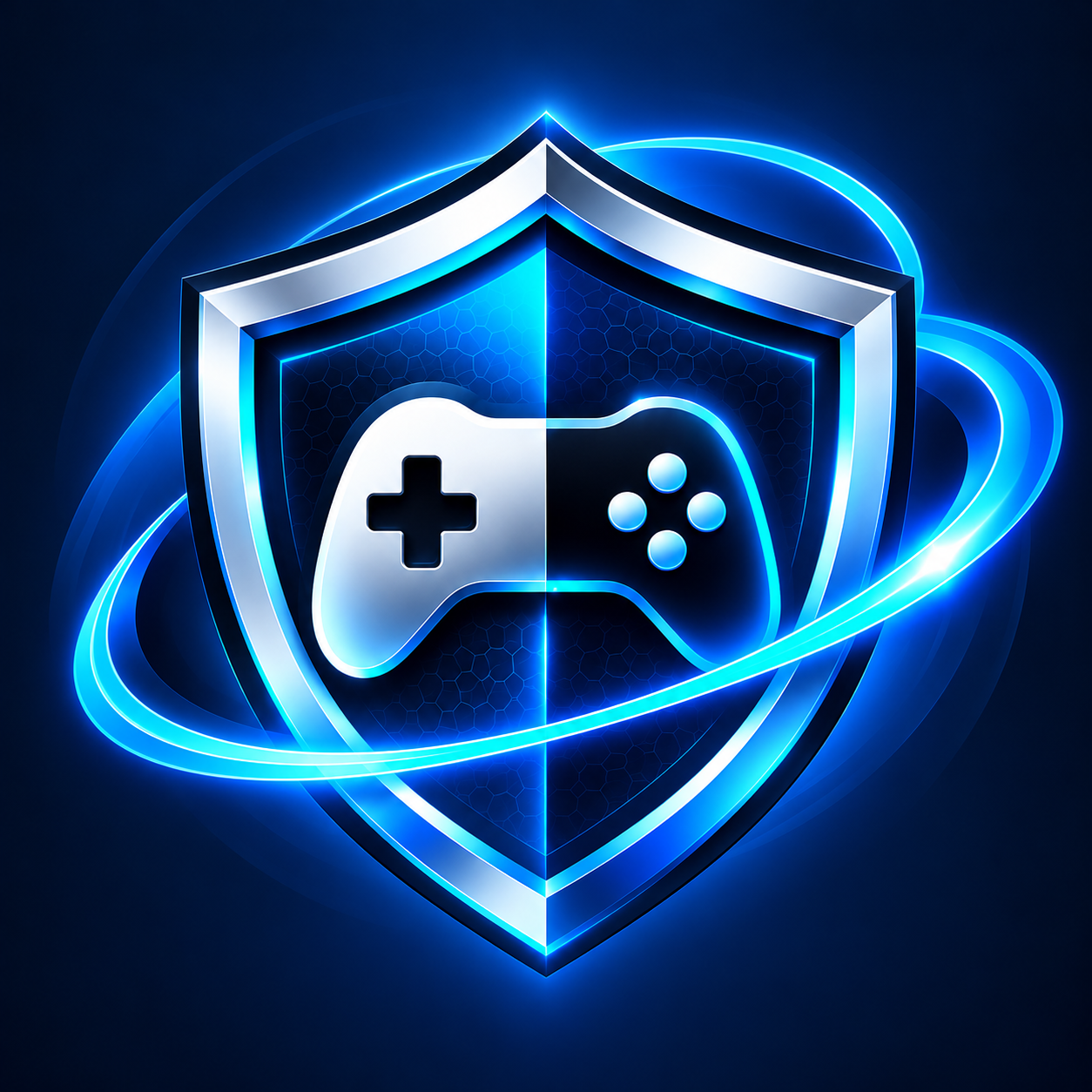 GameScam Guard shield and controller logo